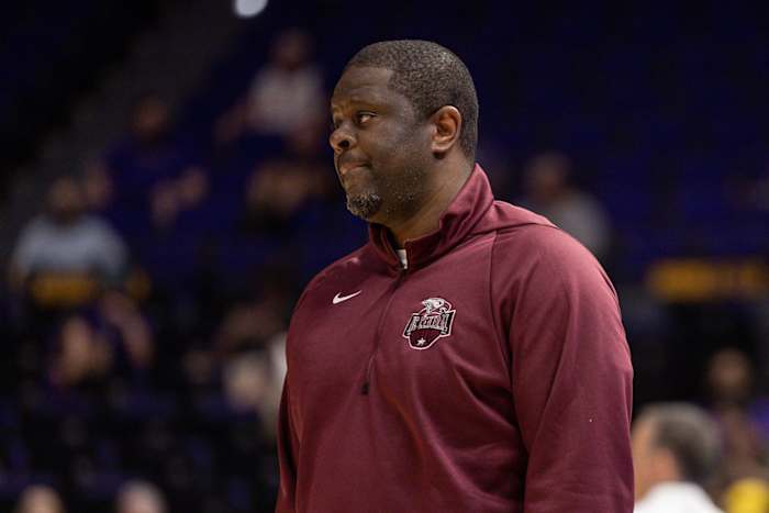 NCCU Eagles head basketball coach LeVelle Moton